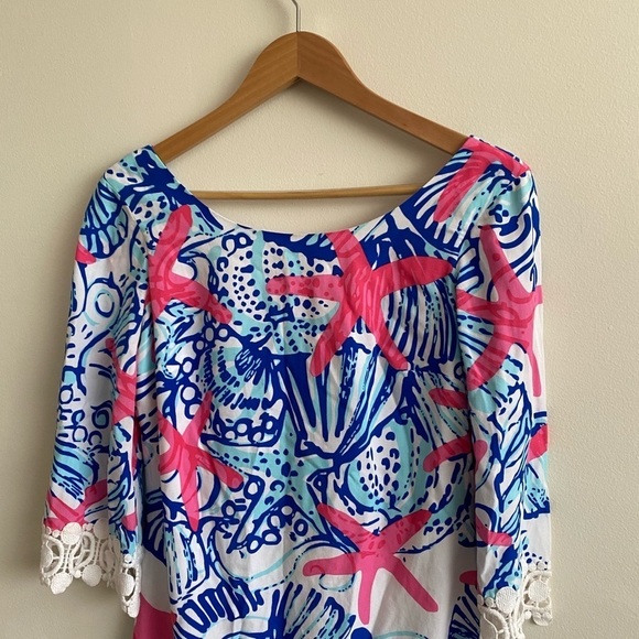 Lilly Pulitzer || She Shells Harbour Tunic Dress XS - Picture 2 of 7